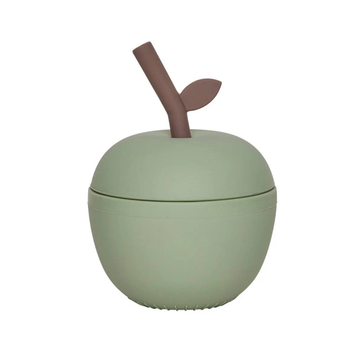 OYOY Mini - Apfel Becher mit Strohhalm
