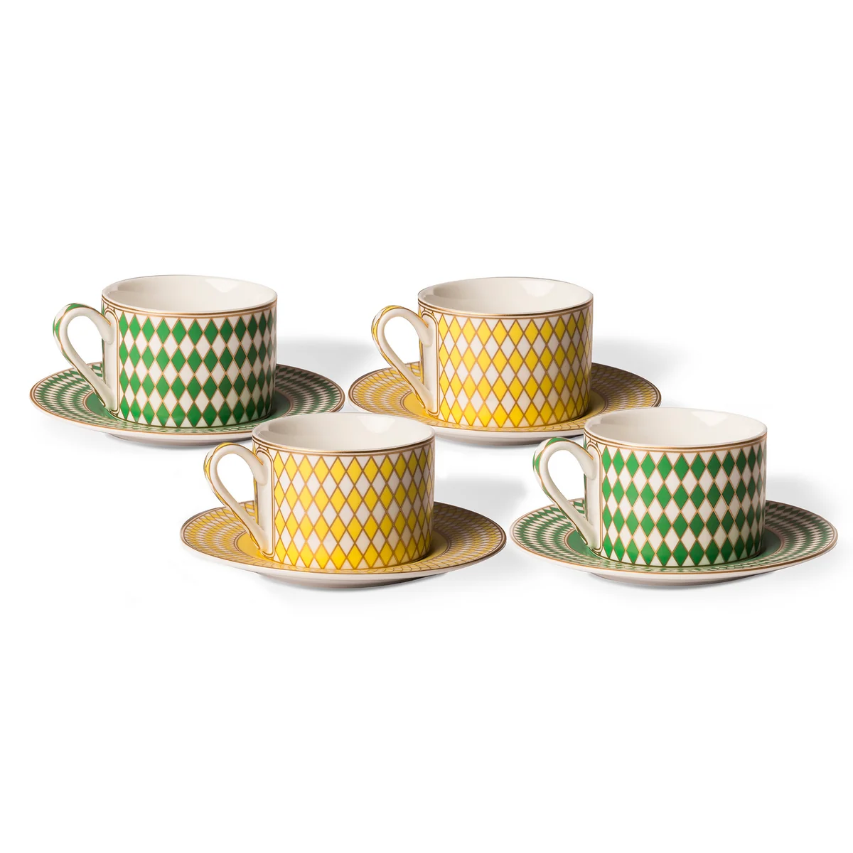 POLSPOTTEN - Chess Teetasse matt glasiert