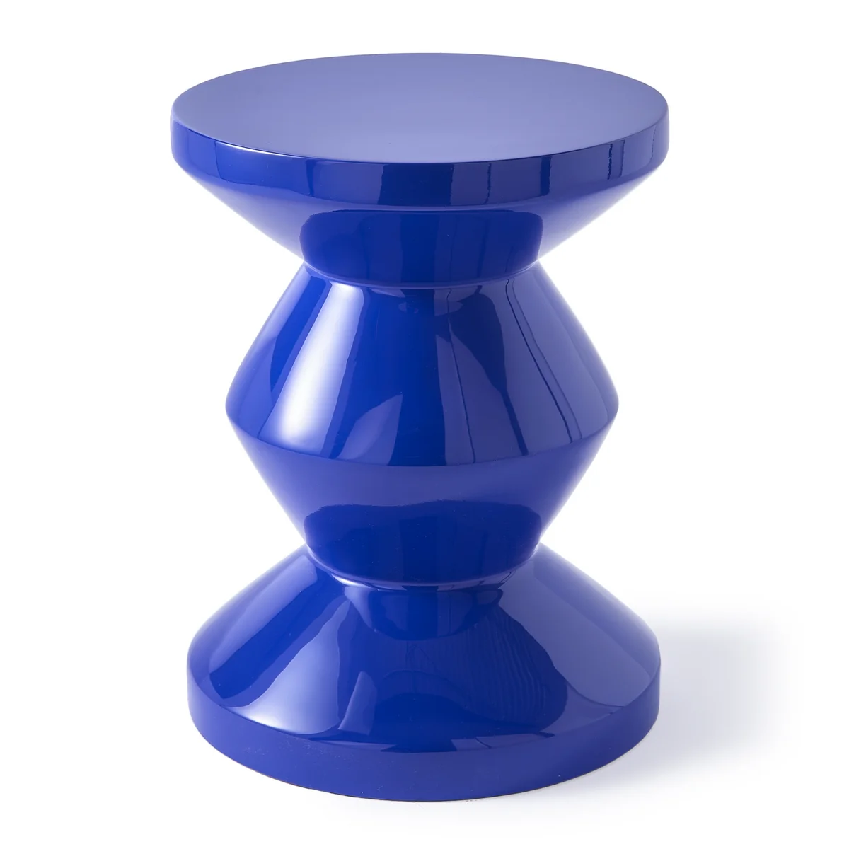POLSPOTTEN - Zig Zag Hocker. dunkelblau