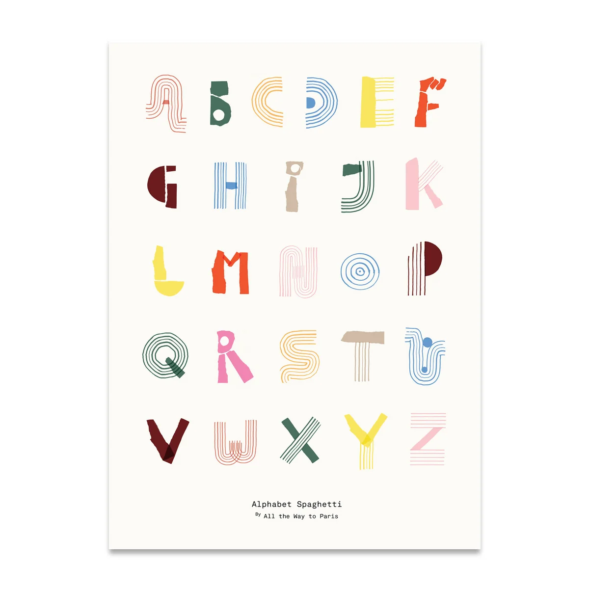 Paper Collective - Alphabet Spaghetti