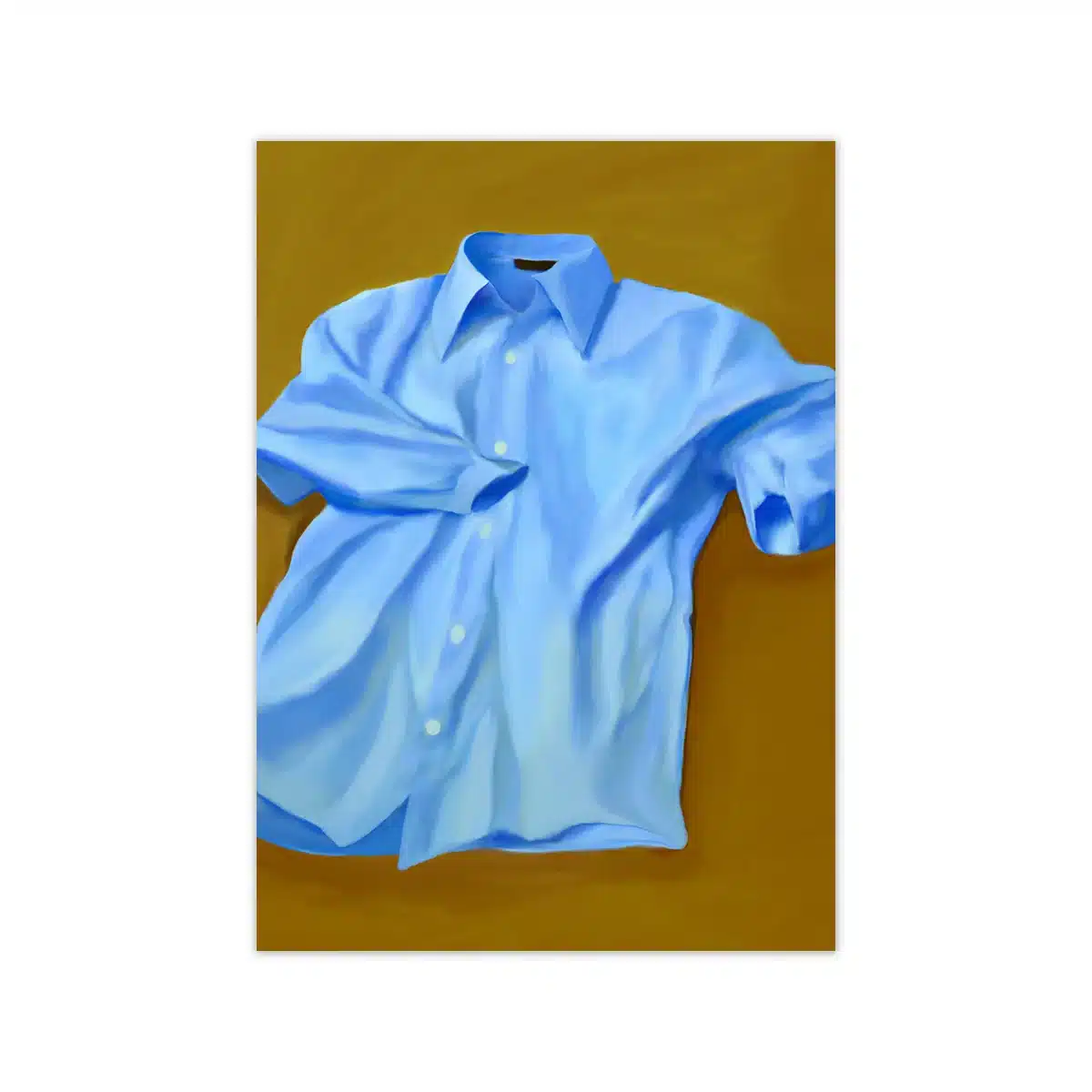 Paper Collective - Blue Shirt Poster