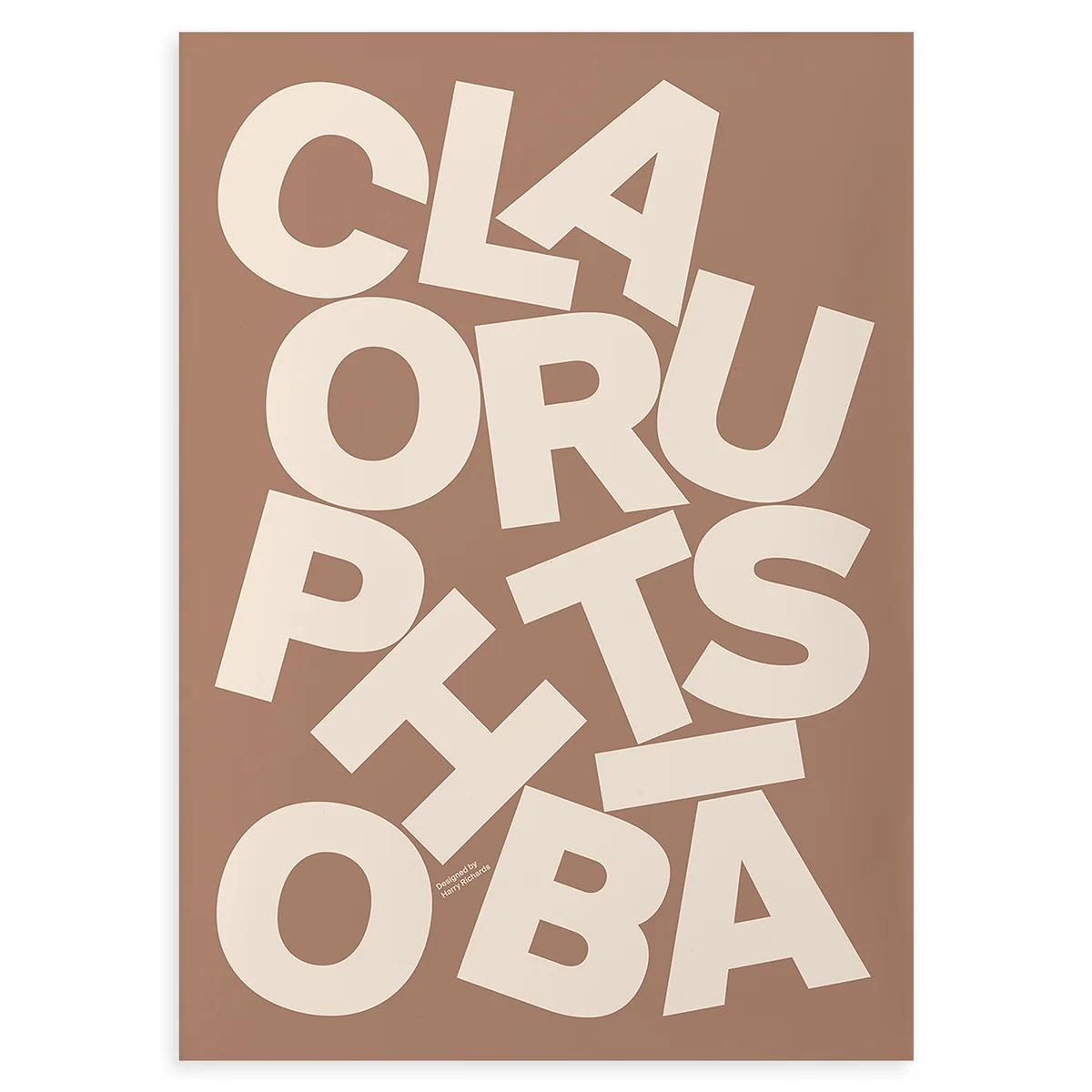Paper Collective - Claustrophobia Poster
