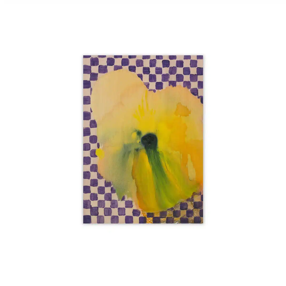 Paper Collective - Flower with Checks 02 Poster