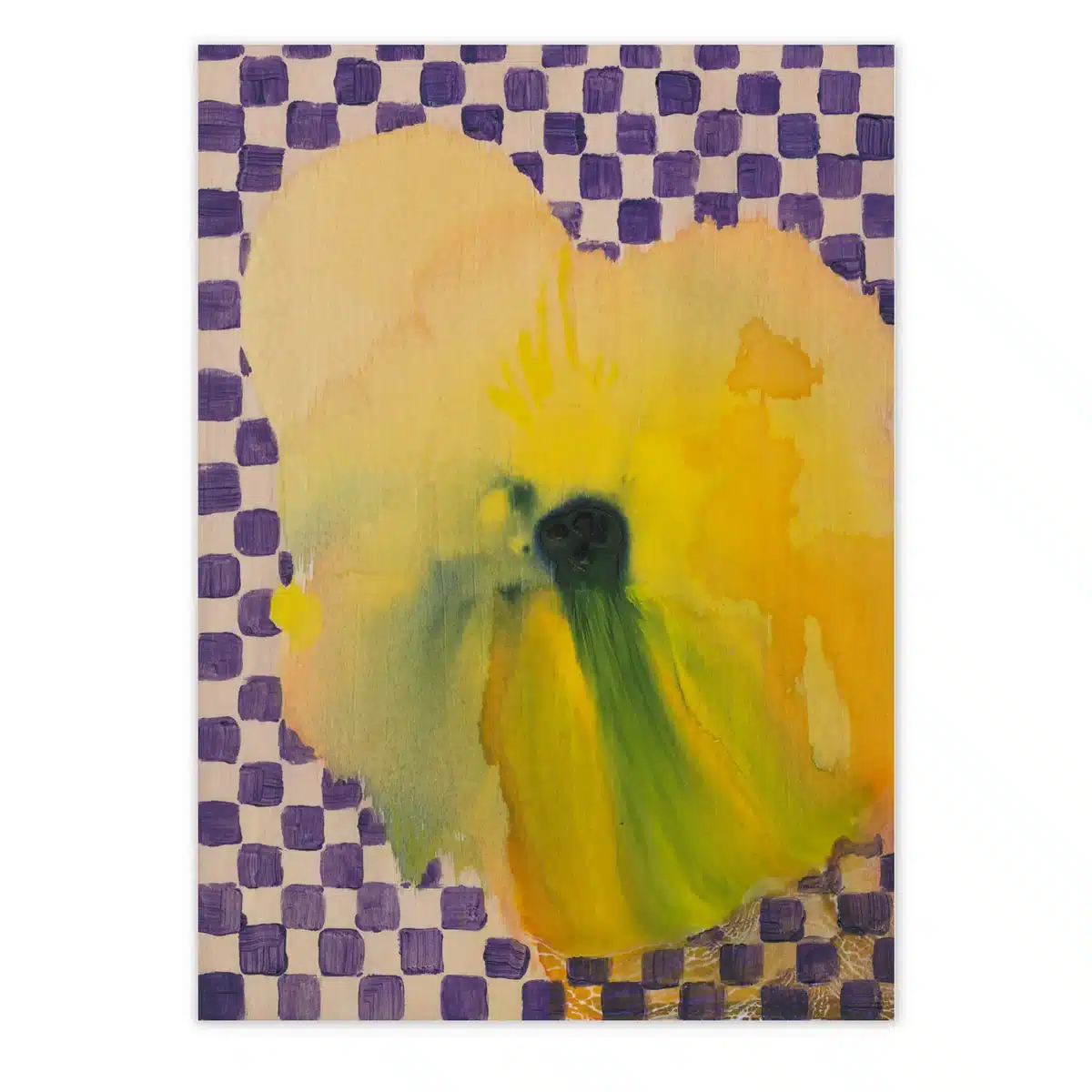 Paper Collective - Flower with Checks 02 Poster