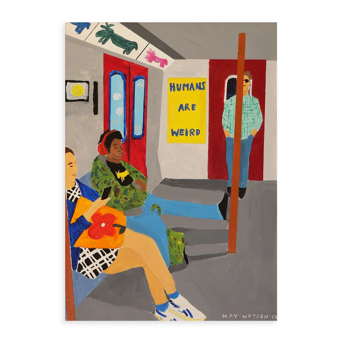 Paper Collective - Humans Are Weird Poster