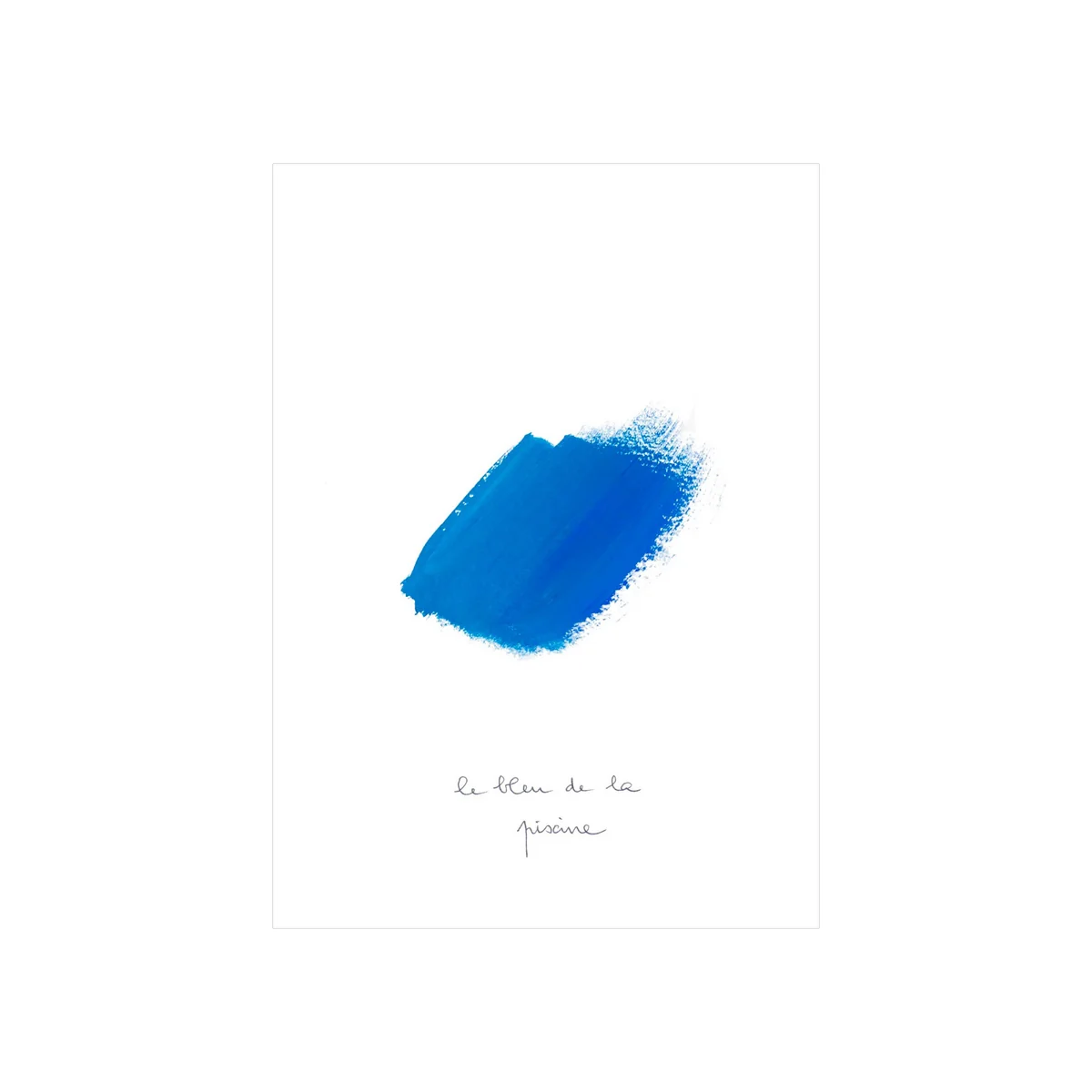 Paper Collective - Le Bleu II Poster