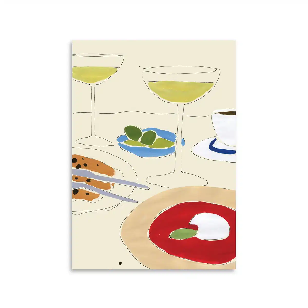 Paper Collective - Martini Break Poster