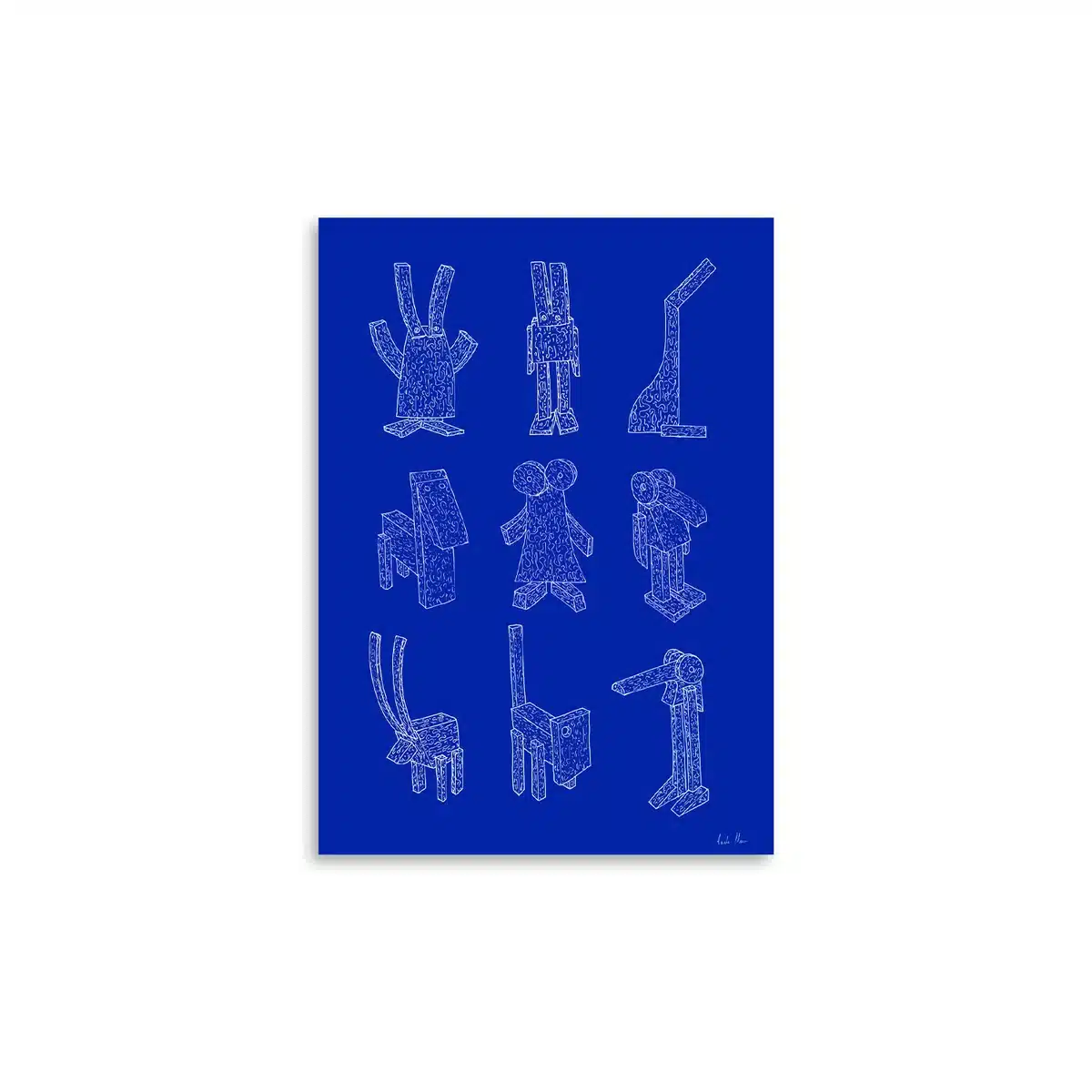 Paper Collective - Offcut Animals Poster