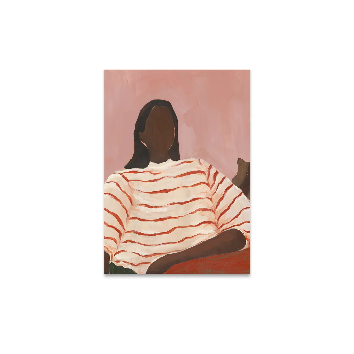 Paper Collective - Red Stripes Poster