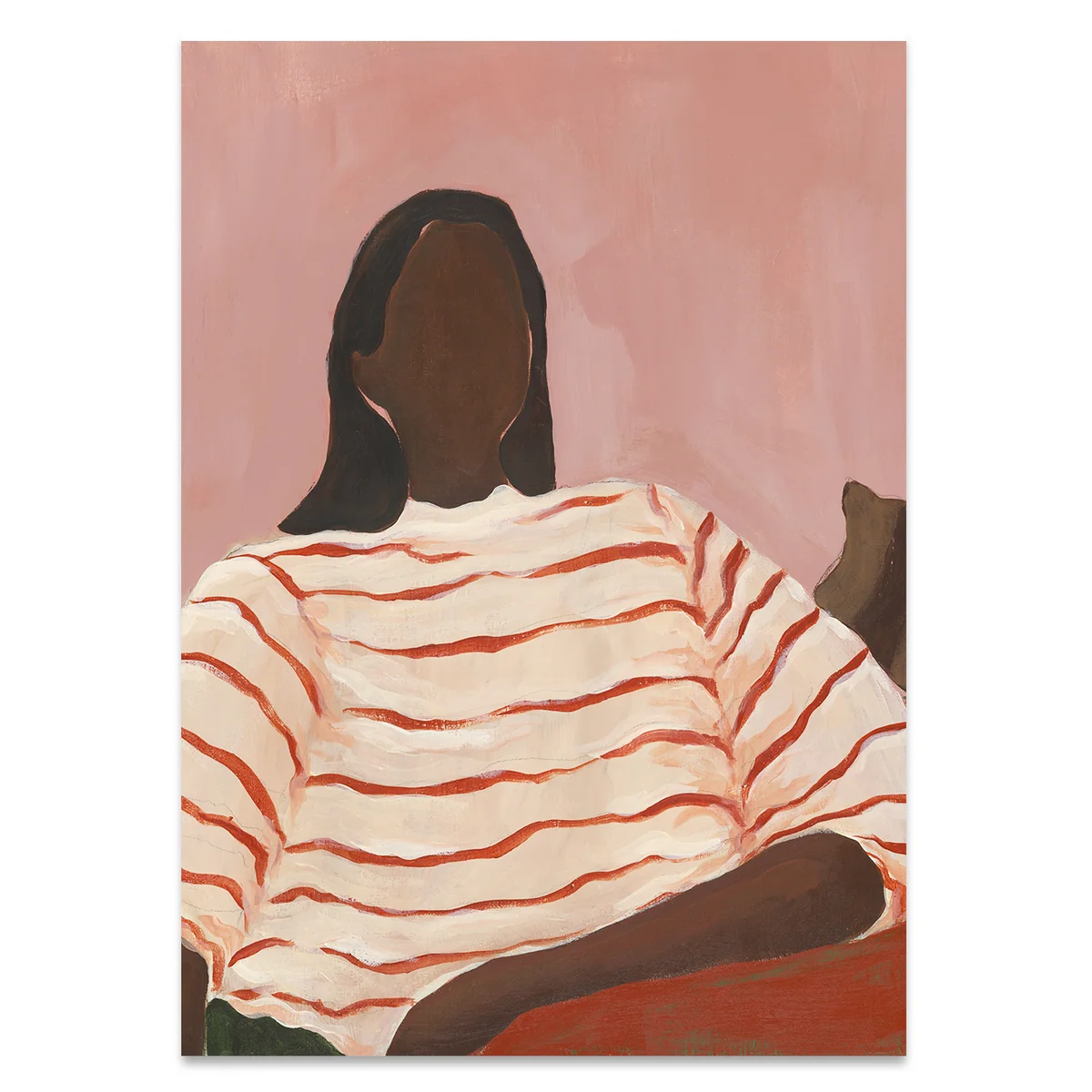 Paper Collective - Red Stripes Poster