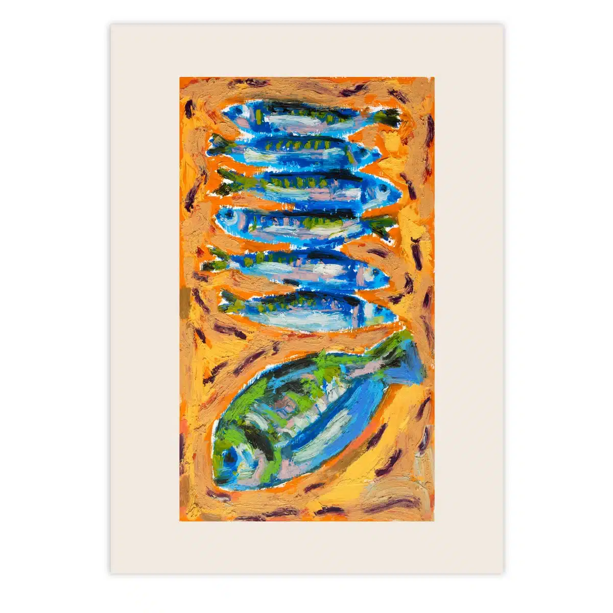 Paper Collective - Seven Fish Poster