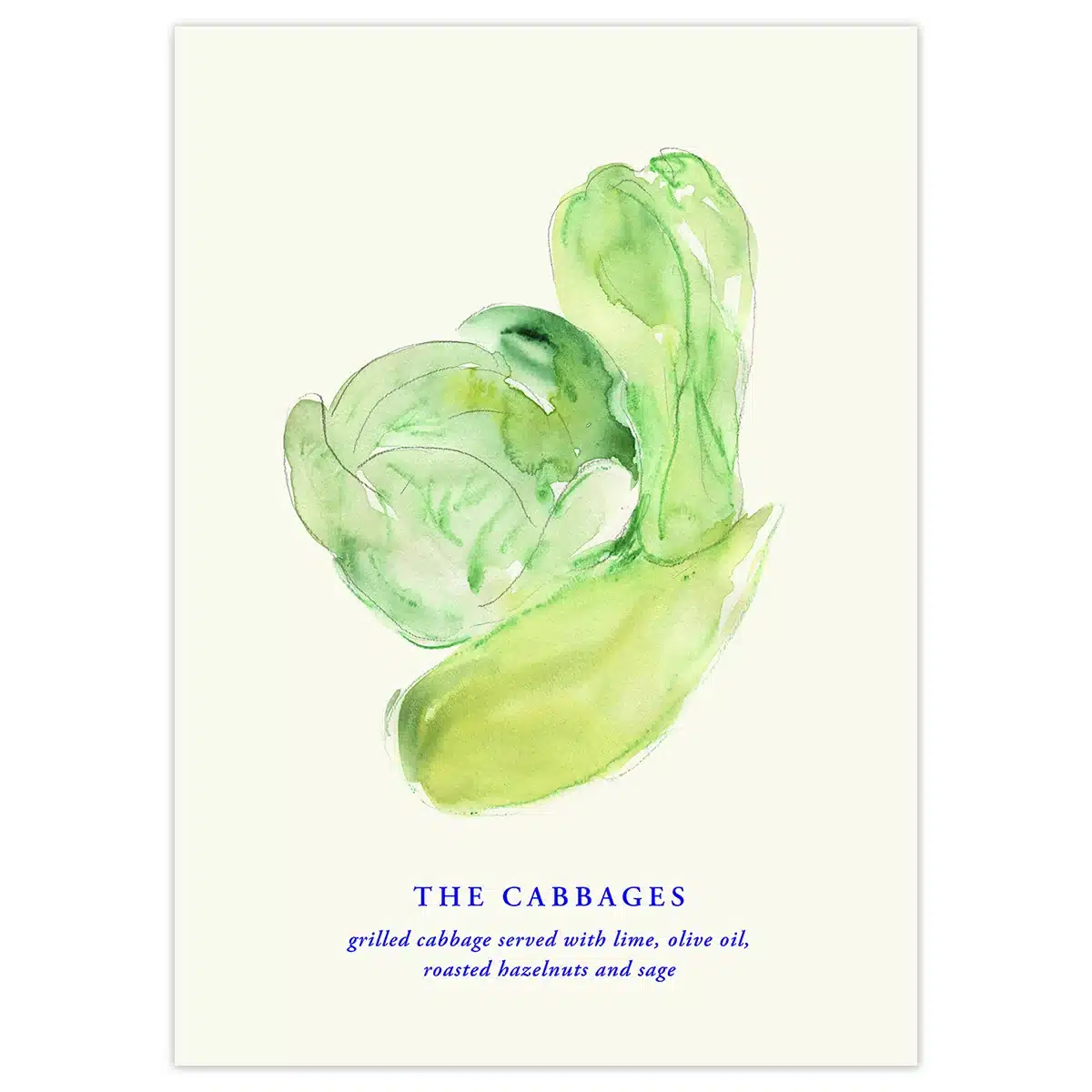 Paper Collective - The Cabbages Poster