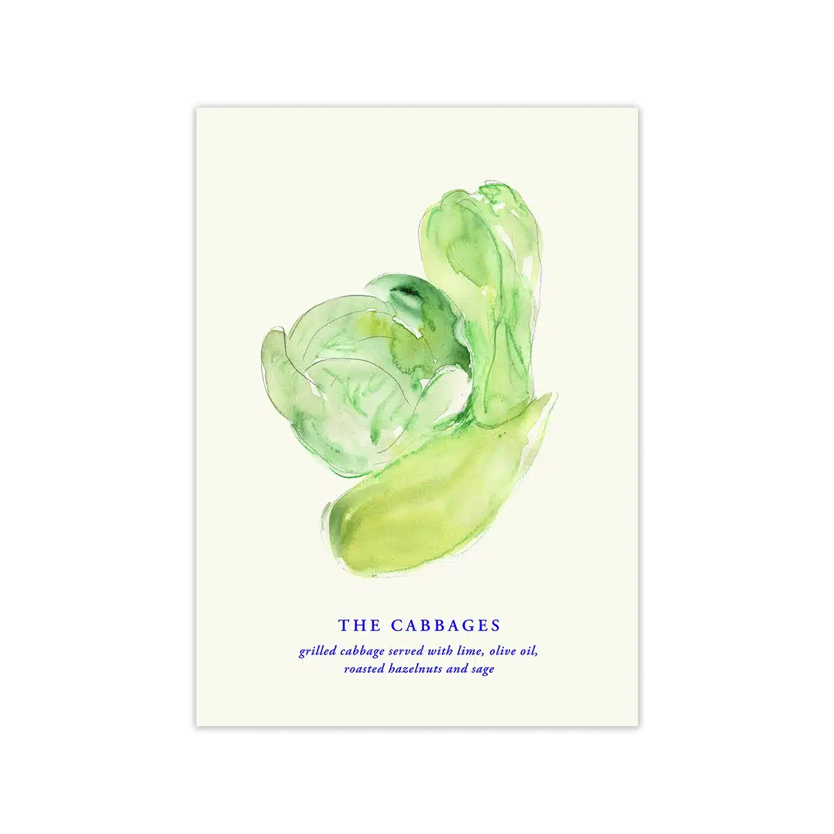 Paper Collective - The Cabbages Poster