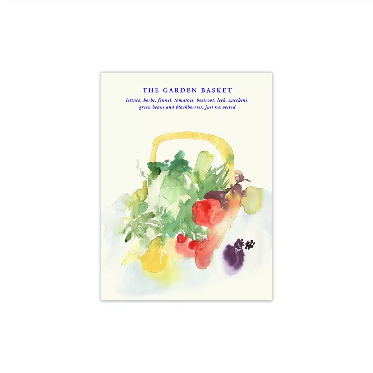 Paper Collective - The Garden Basket Poster