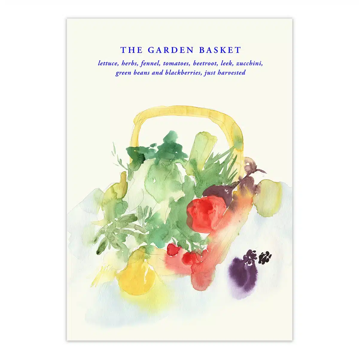 Paper Collective - The Garden Basket Poster