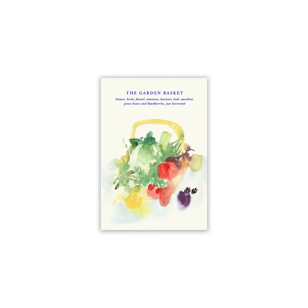Paper Collective - The Garden Basket Poster