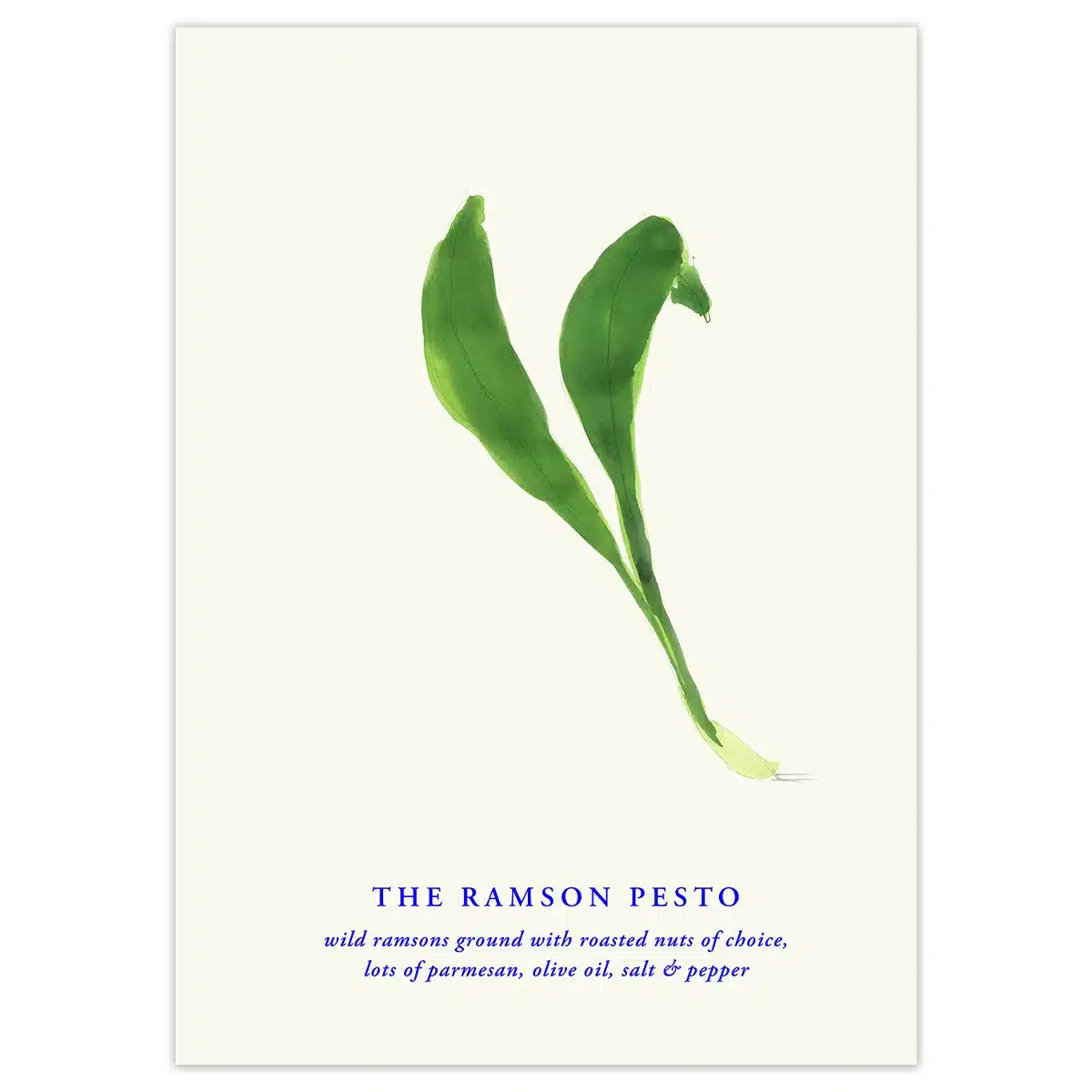 Paper Collective - The Ramson Pesto Poster