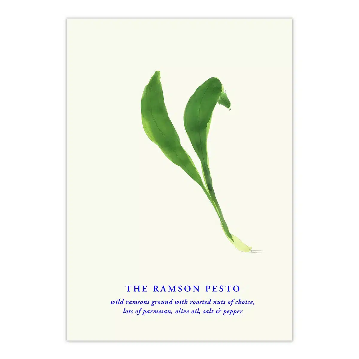 Paper Collective - The Ramson Pesto Poster