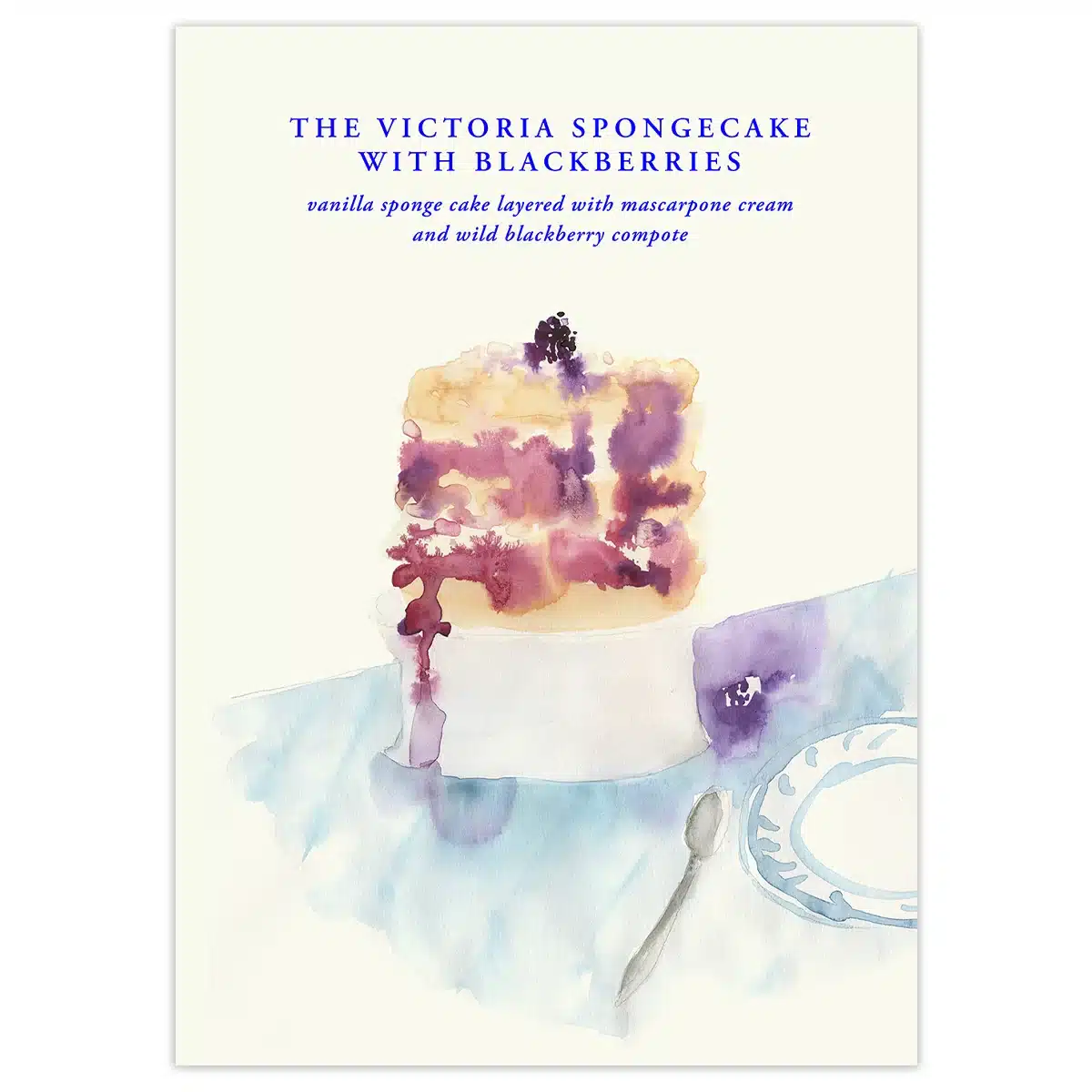 Paper Collective - The Victoria Spongecake Poster