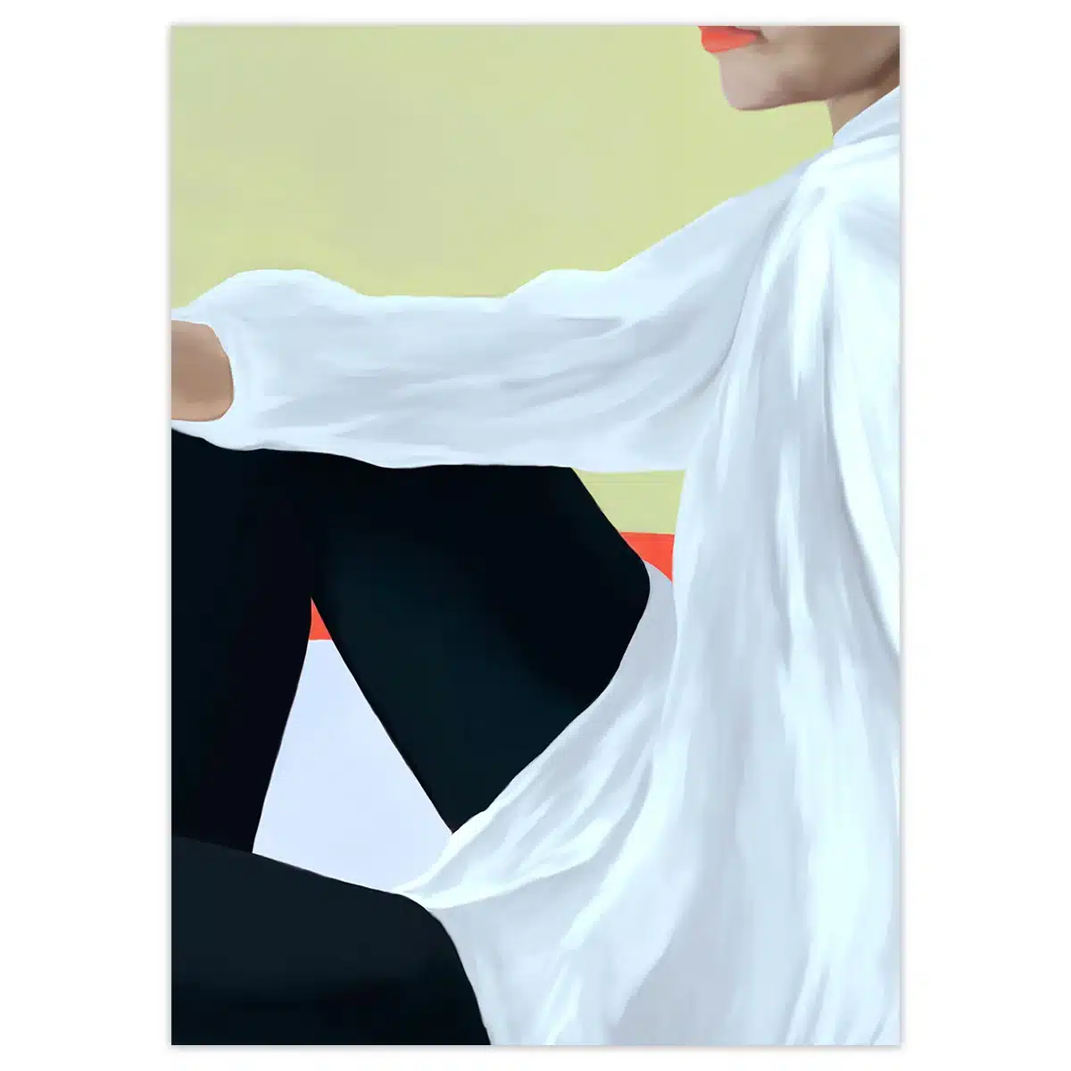 Paper Collective - White Shirt Poster