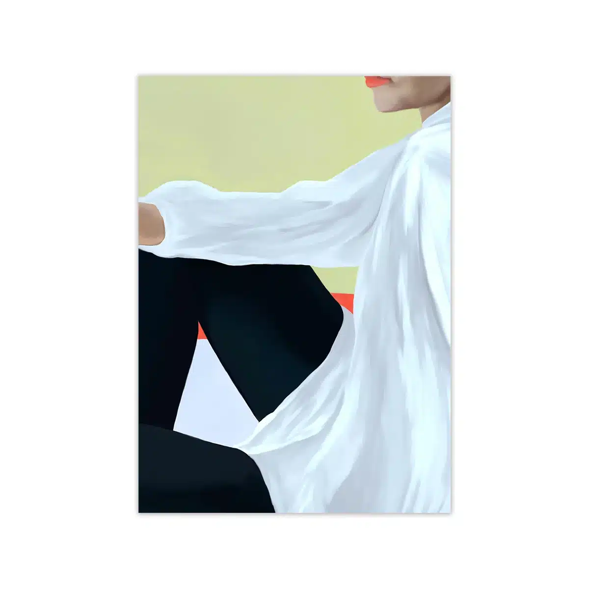Paper Collective - White Shirt Poster