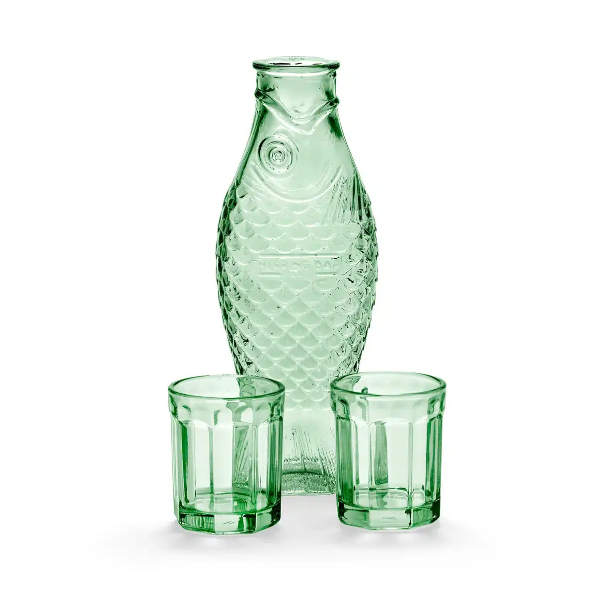Serax - Fish & Fish Set Karaffe + 2 Gläser M