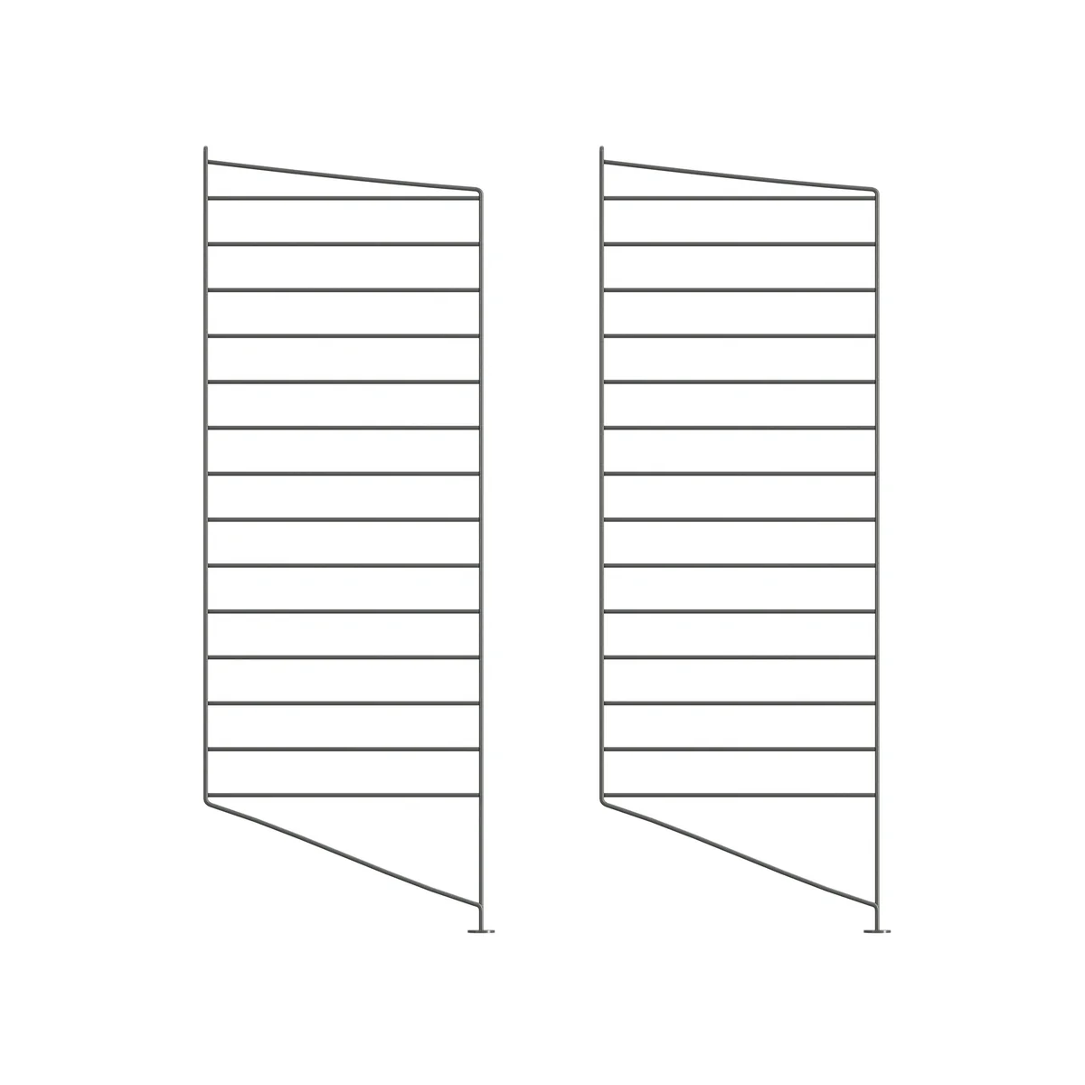 String - Bodenleiter für String Regal 85 x 30 cm (2er Set)