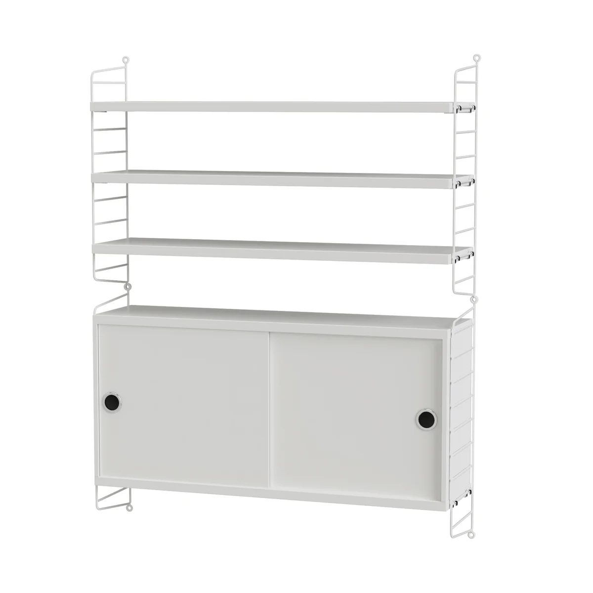 String - Wandregal mit Schrank