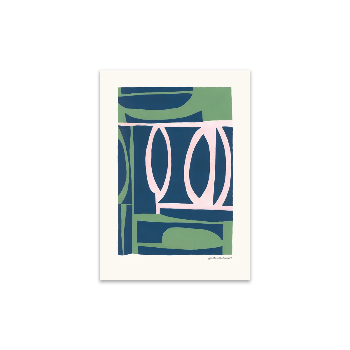 The Poster Club - Green House von Leise Dich Abrahamsen