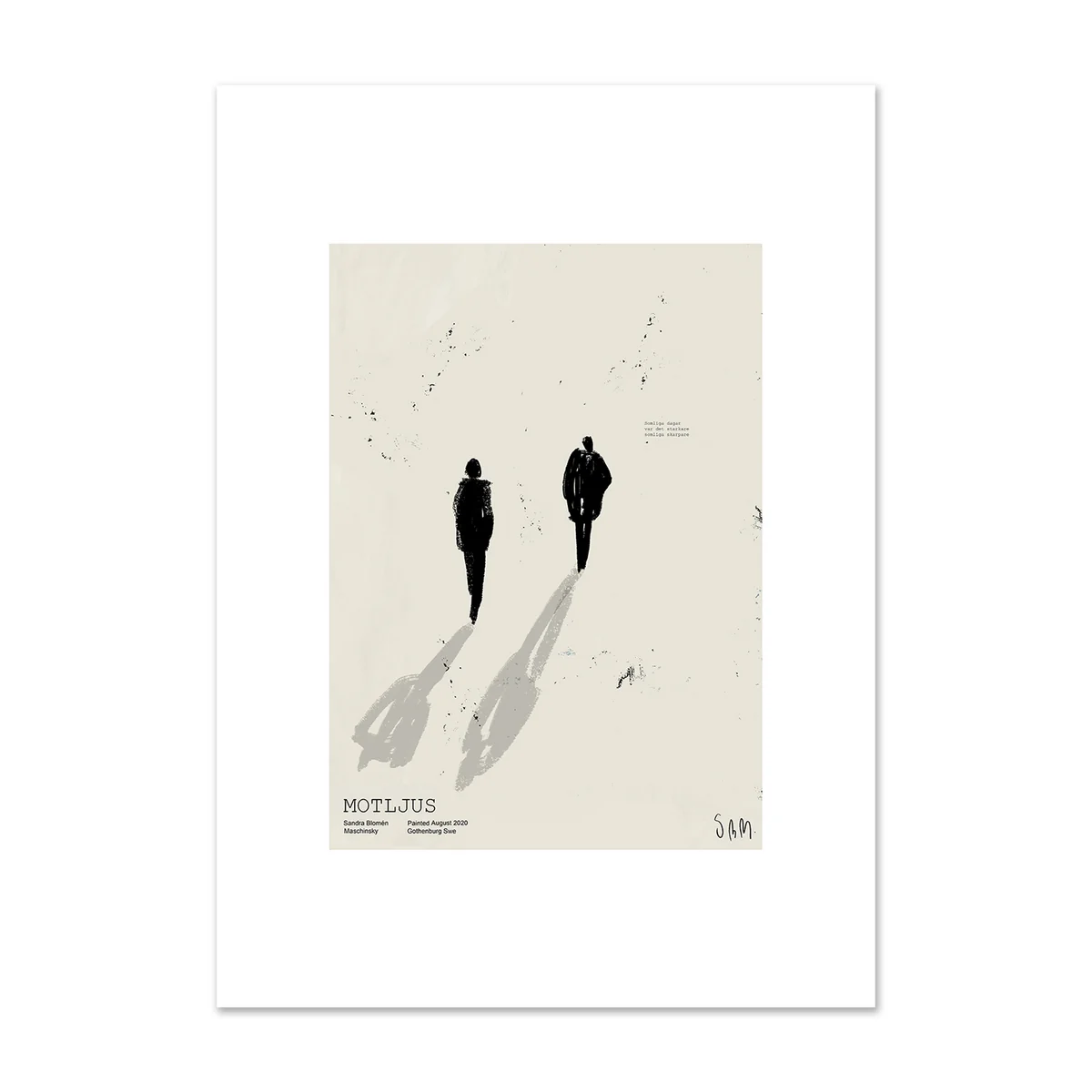 The Poster Club - Motljus von Sandra Blomen Maschinsky