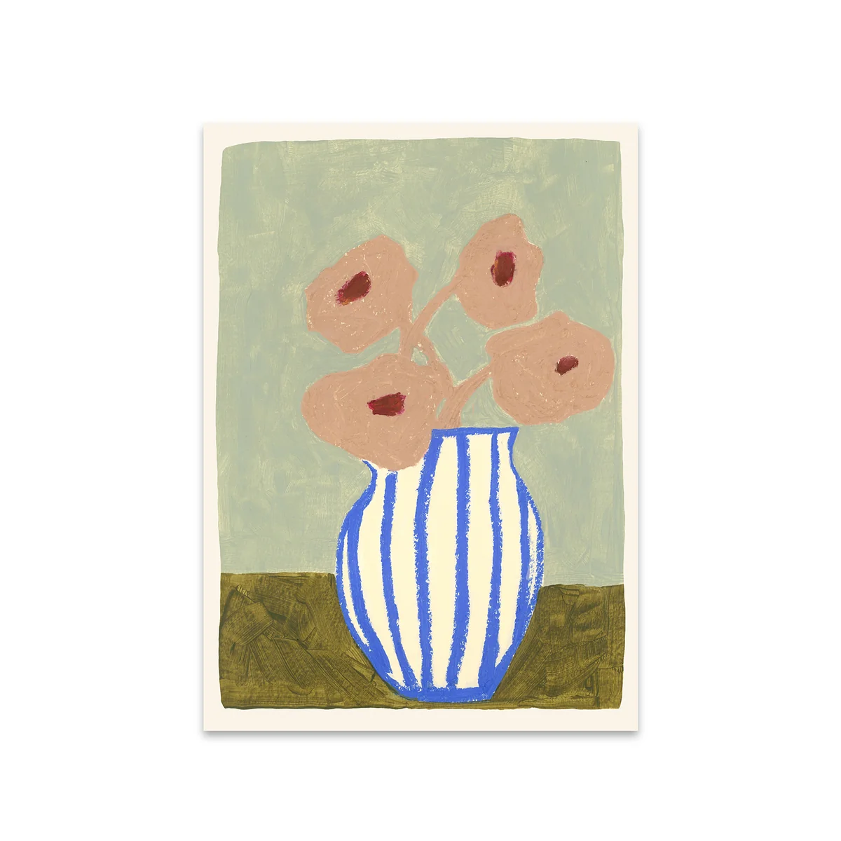 The Poster Club - Pink Flowers von Carla Llanos