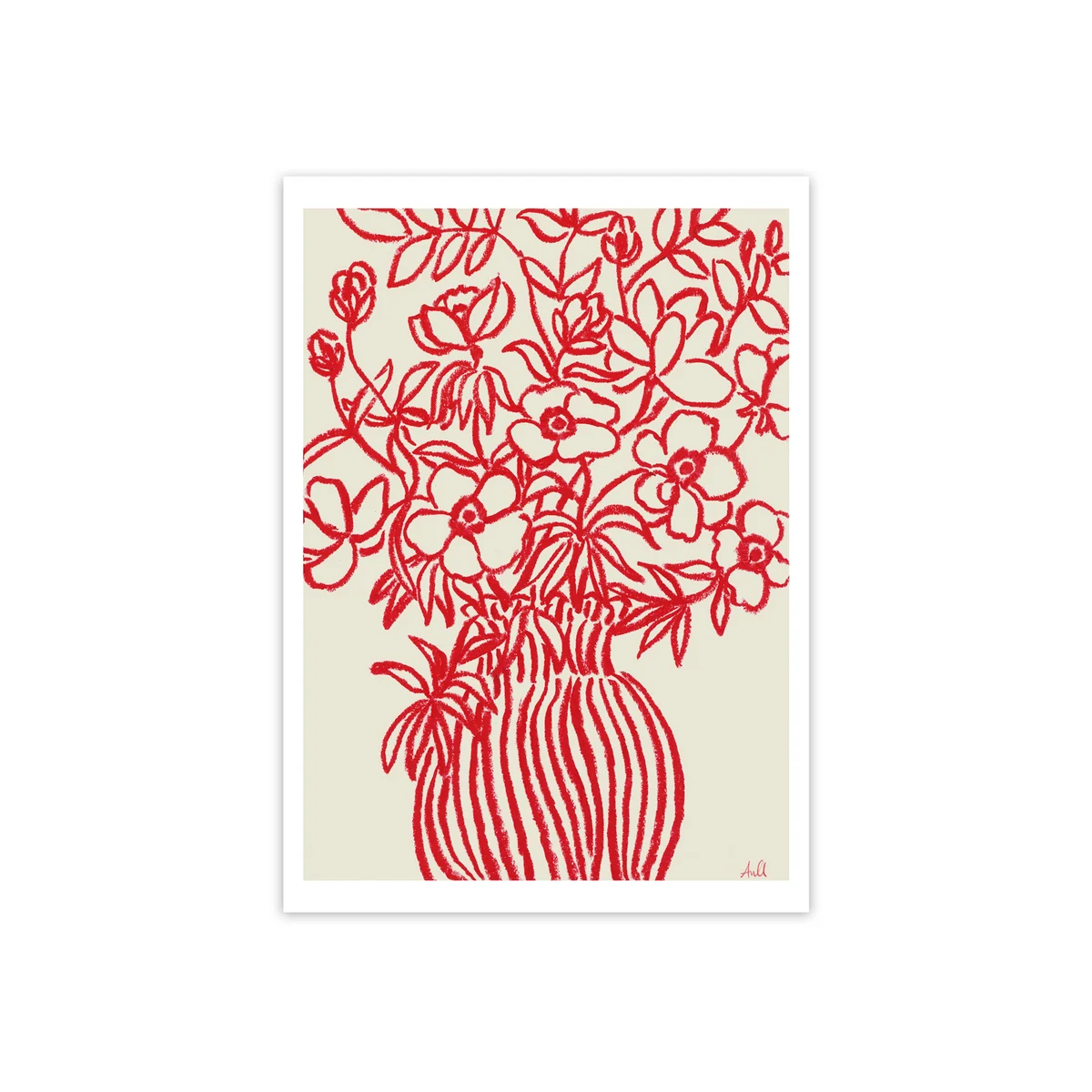 The Poster Club - Poppy Studies I von Anine Cecilie Iversen