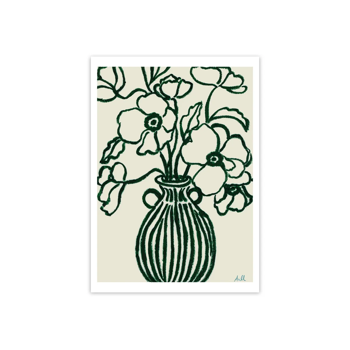 The Poster Club - Poppy Studies III von Anine Cecilie Iversen