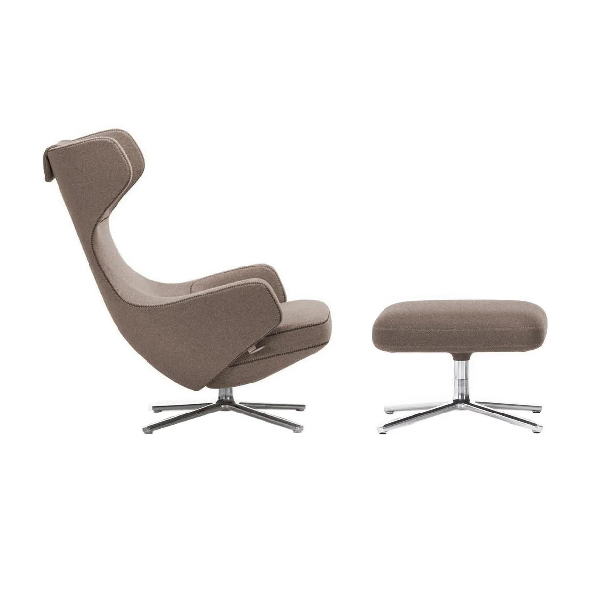 Vitra - Grand Repos Sessel und Ottoman