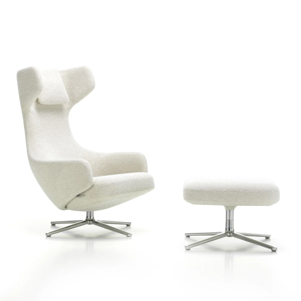 Vitra - Grand Repos Sessel und Ottomann