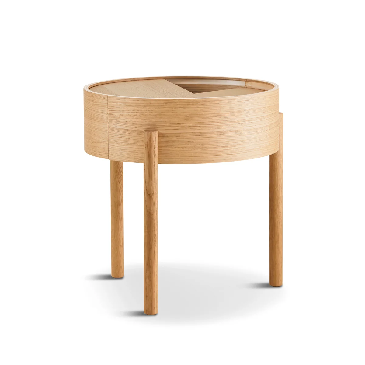 Woud - Arc Beistelltisch Ø 42 cm H 45 cm