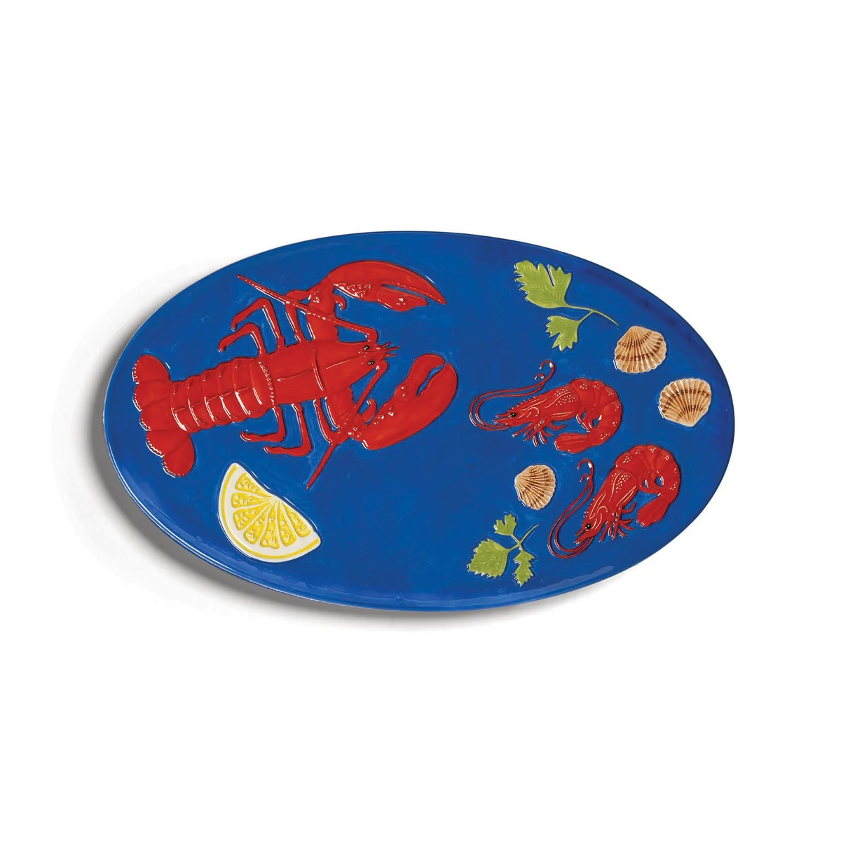 &klevering - De la mer Servierplatte 33 x 20 cm