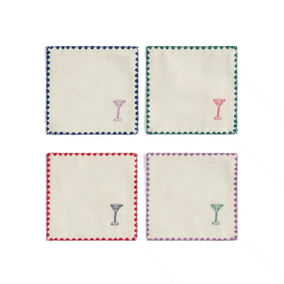 &klevering - Zigzag Cocktailserviette